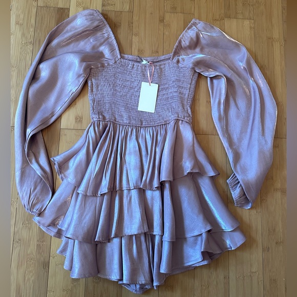 NTW Entro pink dress with built in shorts - Picture 3 of 5